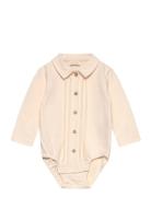 Body Shirt Ls Bodies Long-sleeved Cream Fixoni