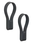 Towel Strap Loop Magnet 2 Pcs Home Storage Hooks & Knobs Hooks Black Z...