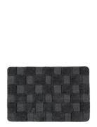 Bath Mat Check Home Textiles Rugs & Carpets Bath Rugs Grey Noble House