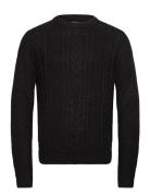 Jjcraig Knit Crew Neck Aw24 Tops Knitwear Round Necks Black Jack & J S