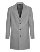 Jjeharrison Wool Coat Sn Ullfrakk Frakk Grey Jack & J S