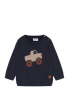 Hcpilou - Jumper Tops Knitwear Pullovers Navy Hust & Claire