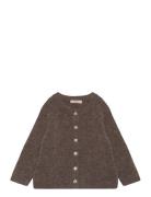 Star Alpaca Cardigan Tops Knitwear Cardigans Brown Fliink