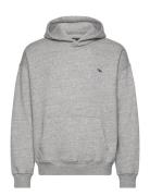 Anf Mens Sweatshirts Tops Sweat-shirts & Hoodies Hoodies Grey Abercrom...