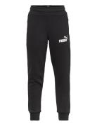 Ess Logo Pants Fl Cl B Bottoms Sweatpants Black PUMA