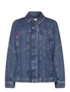 Lr-Frilla Tops Overshirts Blue Levete Room