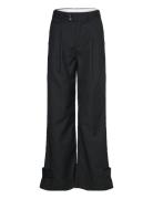 Joann Pants Bottoms Trousers Wide Leg Black Noella