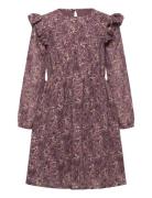 Dress Dobby Gold Dresses & Skirts Dresses Casual Dresses Long-sleeved ...