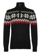 Myking Masc Sweater Tops Knitwear Half Zip Jumpers Black Dale Of Norwa...