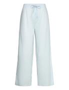 Core Sleep Poplin Pants Pyjamas Blue Organic Basics