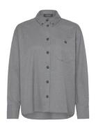 Mmsofie Caia Shirt Tops Shirts Long-sleeved Grey MOS MOSH