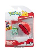 Pokemon Clip N Go Bulbasaur With Poke Ball Toys Playsets & Action Figu...