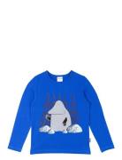 Mårran Tröja Tops T-shirts Long-sleeved T-shirts Blue MUMIN