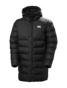 Oslo Puffy Parka Parkas Jakke Black Helly Hansen