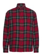 Relaxed Fit Plaid Cotton Shirt Tops Shirts Long-sleeved Red Polo Ralph...