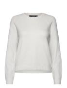 Vmdoffyshine Ls O-Neck Blouse Rep Noos Tops Knitwear Jumpers White Ver...