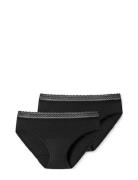 Midi Truse Brief Truse Black Schiesser