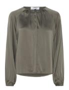 Lr-Gale Tops Blouses Long-sleeved Green Levete Room