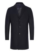 Lightweight Recycled Wool Coat Ullfrakk Frakk Navy Mango