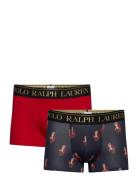 Stretch Cotton Trunk 2-Pack Boksershorts Navy Polo Ralph Lauren Underw...