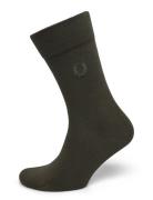 Classic Laurel Wreath Sock Underwear Socks Regular Socks Khaki Green F...