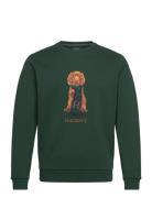 Heritage Harry Crew Tops Sweat-shirts & Hoodies Sweat-shirts Green Hac...