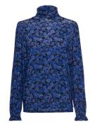 Billy Top Tops Blouses Long-sleeved Blue Fabienne Chapot