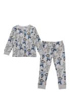 Flykt Pyjamas Pyjamas Sett Grey Martinex