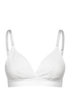 Nursing Bra Vera Cotton Lingerie Bras & Tops Soft Bras Bralette White ...