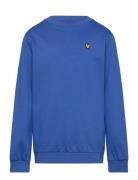 Fly Fleece Crew Tops T-shirts Long-sleeved T-shirts Blue Lyle & Scott