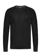 Avac_V Tops Knitwear V-necks Black BOSS