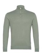 Jjeemil Knit Half Zip Noos Tops Knitwear Half Zip Jumpers Green Jack &...