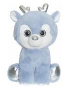 Deer, Tea, Teal Toys Soft Toys Stuffed Animals Blue Teddykompaniet