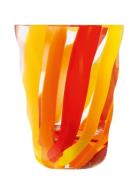 Dricksglas Folk Orange/Red/Yellow Set 2 Lsa Home Tableware Glass Drink...