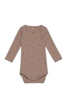 Nbnrica Ls Slim Body Bodies Long-sleeved Brown Name It