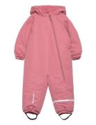 Snow Suit Outerwear Coveralls Snow-ski Coveralls & Sets Pink Minymo