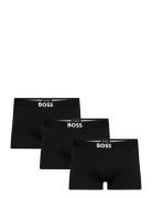 Trunk 3P Boss Boksershorts Black BOSS