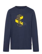 Lwtano 630 - T-Shirt L/S Tops T-shirts Long-sleeved T-shirts Navy LEGO...