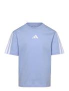 Lk 3S Tee 160 Sport T-shirts Short-sleeved Blue Adidas Sportswear