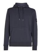 Badge Hoodie Tops Sweat-shirts & Hoodies Hoodies Navy Calvin Klein Jea...