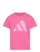 Jg Bl Win Tee Tops T-shirts Short-sleeved Pink Adidas Sportswear