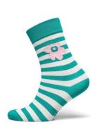 Kasvaa Tasaraita Unikko Lingerie Socks Regular Socks Green Marimekko