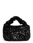 Sequin Bag Bags Top Handle Bags Black Gina Tricot