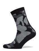 Linjaus Unikko Lingerie Socks Regular Socks Black Marimekko