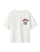 Nkmtibilbo Ss Rlx Top Tops T-shirts Short-sleeved White Name It