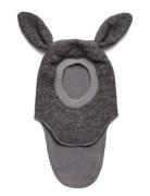 Balaclava Ears Wool Accessories Headwear Balaclava Grey Huttelihut