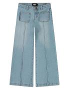 Adina Bottoms Jeans Wide Jeans Blue Molo