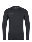 Hml First Performance Jersey L/S Sport T-shirts Long-sleeved Black Hum...