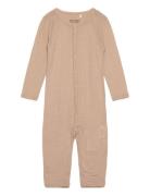 Suit Ls Wool Langermet Bodysuit Beige Huttelihut