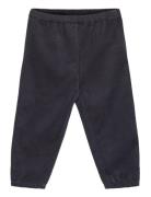 Pants Corduroy W. Lin Bottoms Trousers Navy Huttelihut